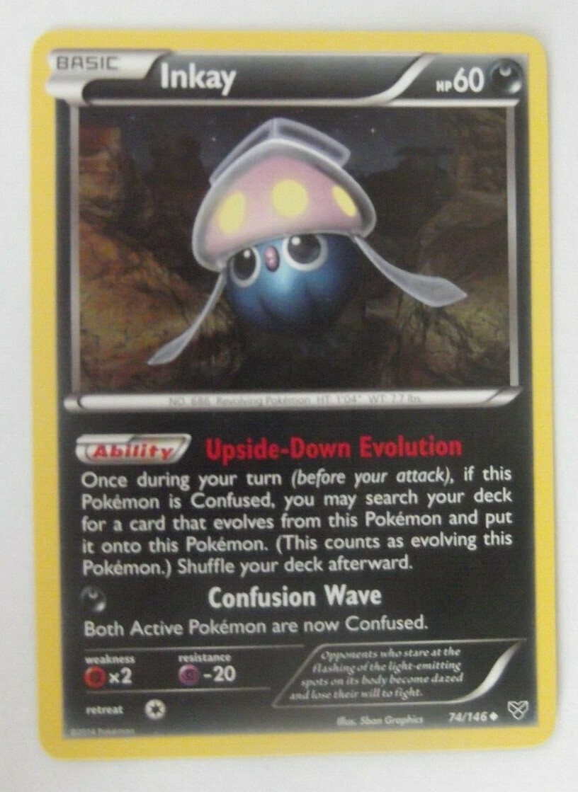 076PK074 - Inkay - 74/146 - XY Base Set - Uncommon | eBay