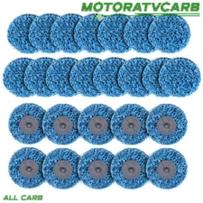 ALL-CARB 25 Pack 3" Blue Quick Change Easy Strip & Clean Discs For Paint Rust