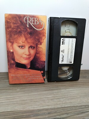 VHS TAPE REBA MCENTIRE COUNTRY MUSIC VOCALIST 1989 MCA HOME VIDEOS CATHY'S CLOWN