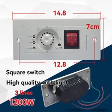 Temperature Control Switch High-power Infinitely for Heaters/Grill Ovens