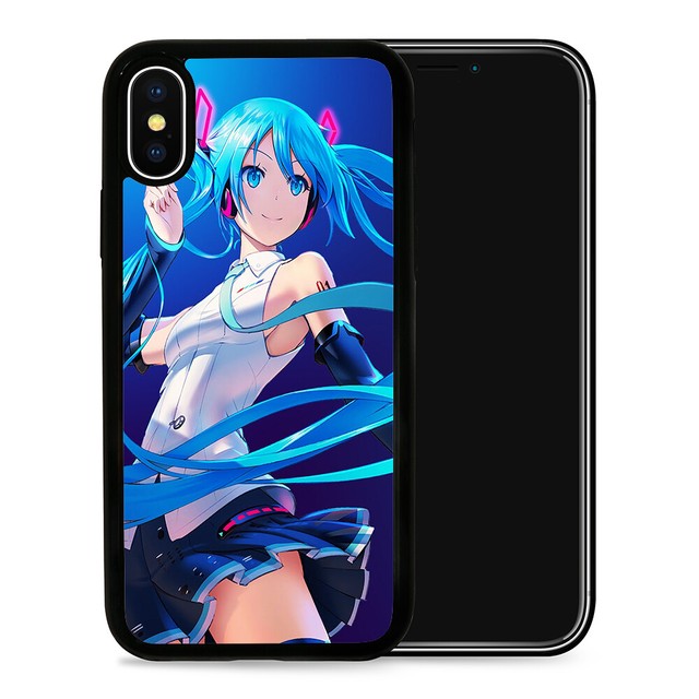 Anime Girl Protective Phone Case Cover fits iPhone 5 6 7 8 X 11 Pro