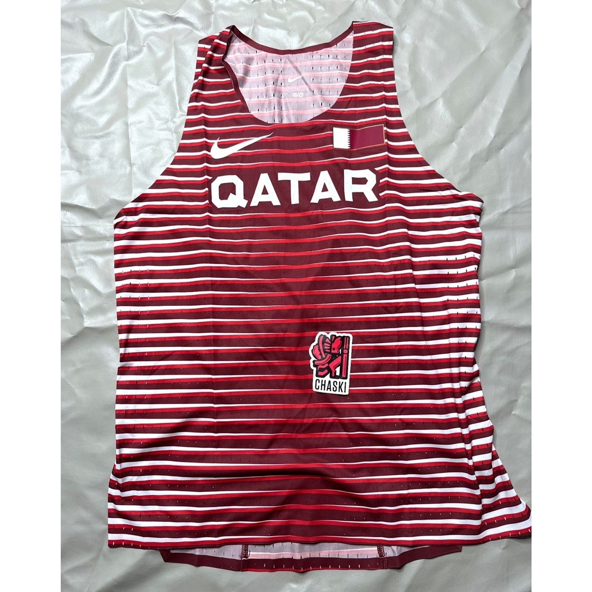 Nike Pro Elite Qatar Track & Field Running Singlet (L  display picture 1