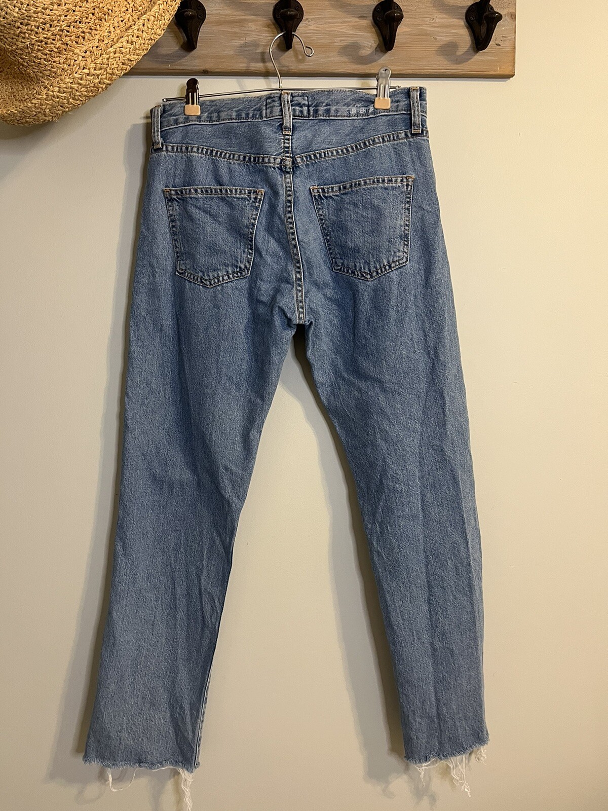 Current Elliot Original Straight Prep Raw Hem Jea… - image 5