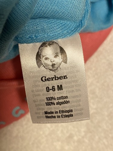 New GERBER BABY Boys 5-pack CAPS Size 0-6 Months 100% Cotton NWT Five Designs - Picture 10 of 11