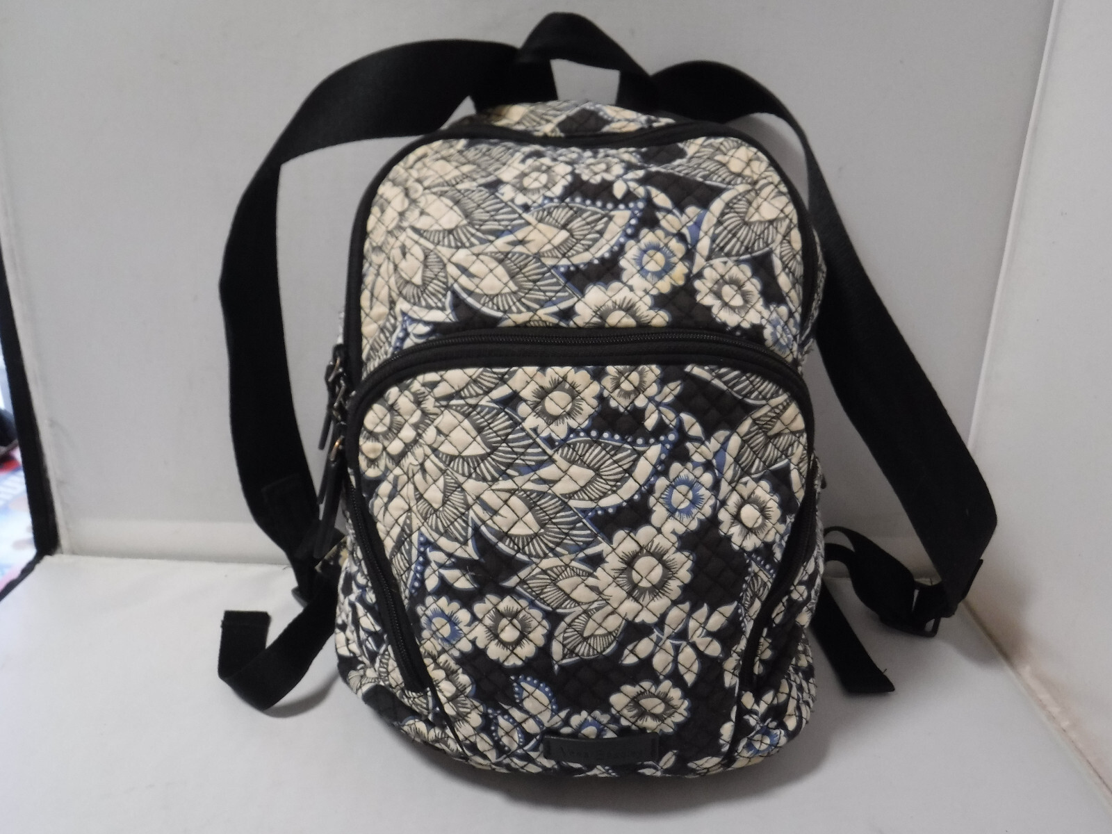 PFR VERA BRADLEY Hadley Backpack Bag Snow Lotus Floral Print