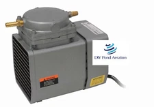 NEW Gast Diaphragm Compressor - 1/8 HP 1.1cfm Lake Fish Pond Aeration Pump