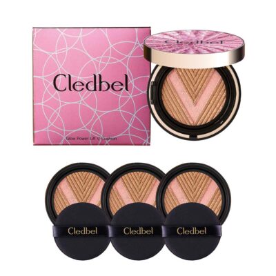 K-Beauty Cledbel Cosmetic Glow Power Lift V Whitening Cushion SPF50+ / PA++++