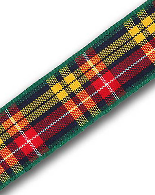 100% Wool Traditional Buchanan Mod Tartan Ribbon - 1.5 Inch x 54 Inches - Picture 1 of 1