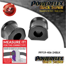 Powerflex Black Fr ARB Bushes 24 for Escort Mk3/4 + XR3i/RS1600i PFF19-406-24BLK