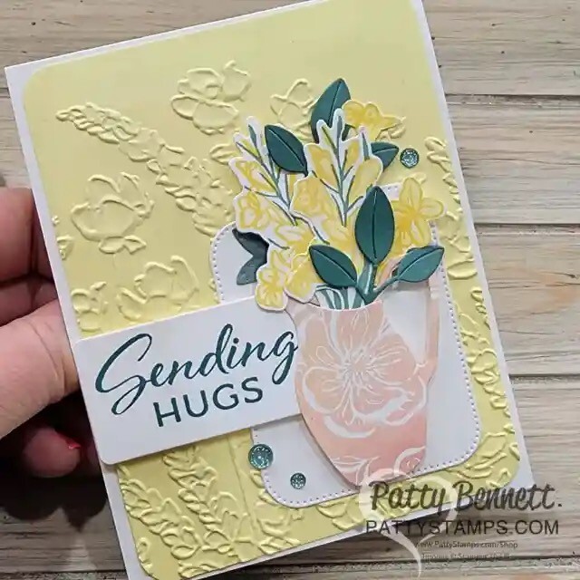 Stampin Up! PAINTED POSIES 3D  Embossing Folder. ***NEW*** #347