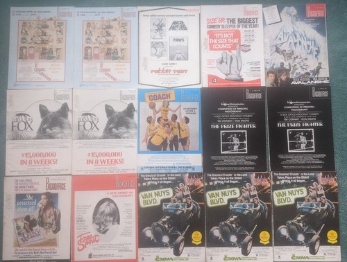 98 Exhibitor Magazine Lot BoxOffice Showmandiser QP Herald Movie Industry Ads - Picture 2 of 7