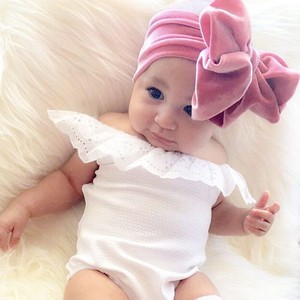 baby girl big bow headband