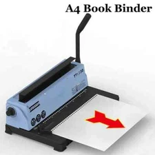 34 Square Hole Wire Binding Machine TD-130 Small Machine Big Capacity Books