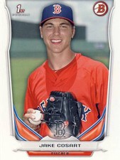 (50) 2014 Bowman Draft Picks JAKE COSART Rookie Card LOT #DP101 Red Sox