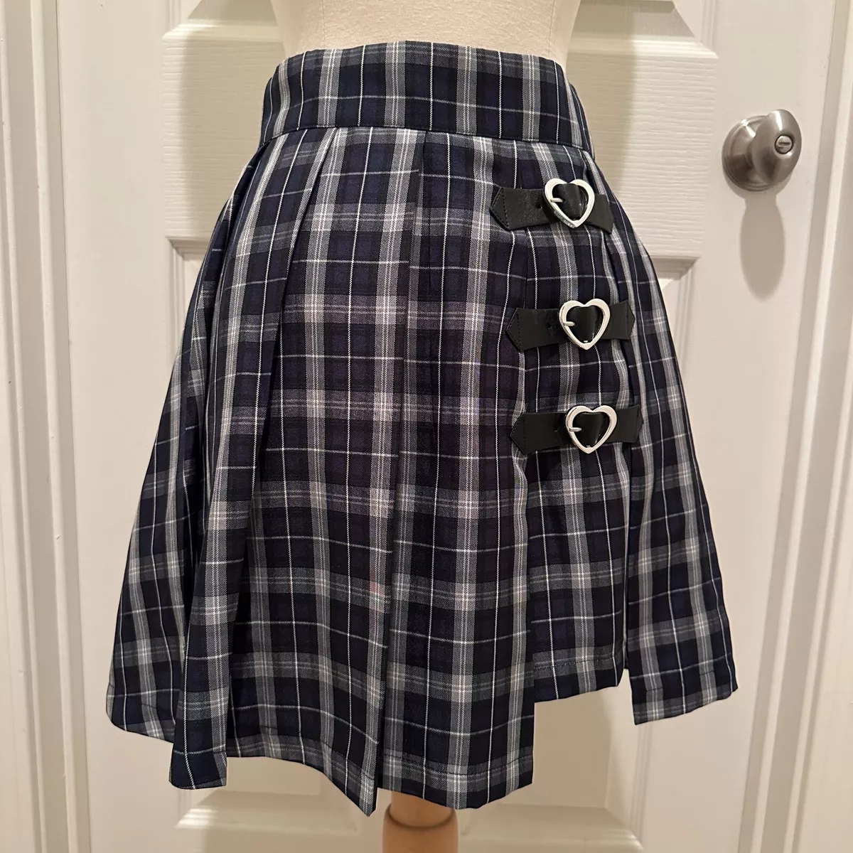 Navy top heart skirt