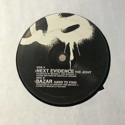 Next Evidence - The Joint / Bazar - Hard To Find 12'' Vinyl Deep House 2004 Basic
