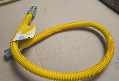 BrassCraft ProCoat CSSB21-48 Coated Gas Appliance Connector, 7/8''OD (3/4''ID)