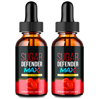 Sugar Defender Drops Max Blood Sugar Support Supplement Official Formula -2 Pack