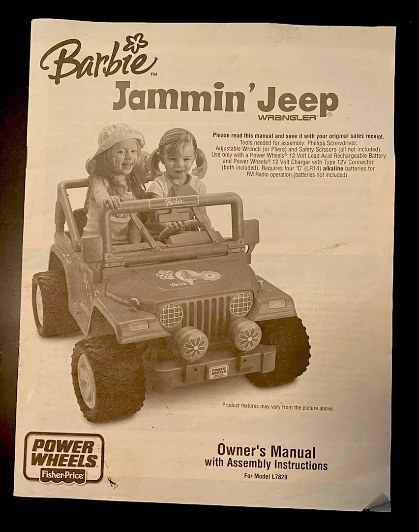 Fisher price barbie jammin jeep hot sale