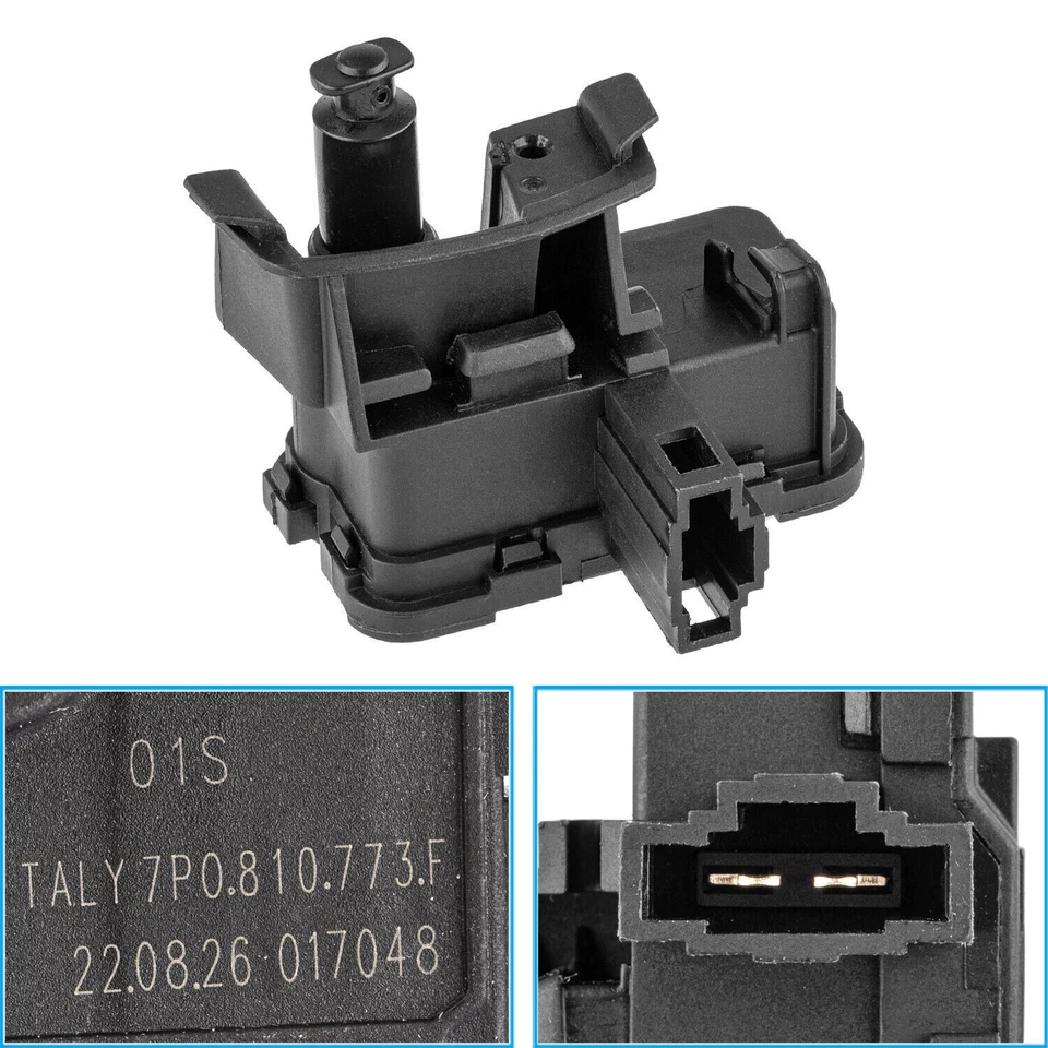 Nuevo actuador de cerradura de puerta del tanque de combustible 7P0810773D para VW Touareg 2011-2017 Seat Skoda Foto 2 de 4