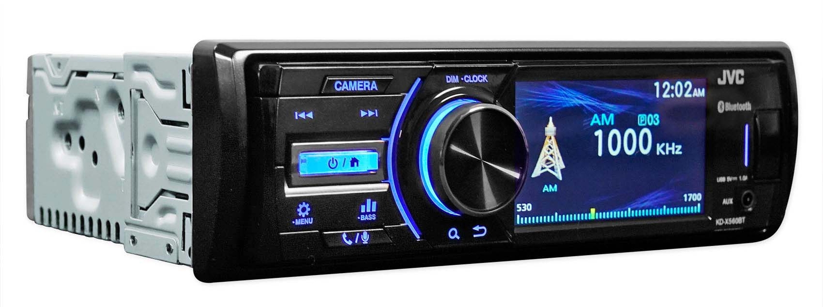 Морской Bluetooth-ресивер JVC KD-X560BT 2 Белые колонки емкостью 65 кварт