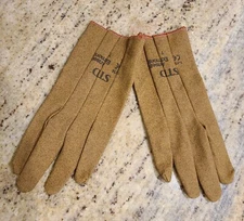 New! Ansell Edmont STD Size 7 Rubber Coated Gloves
