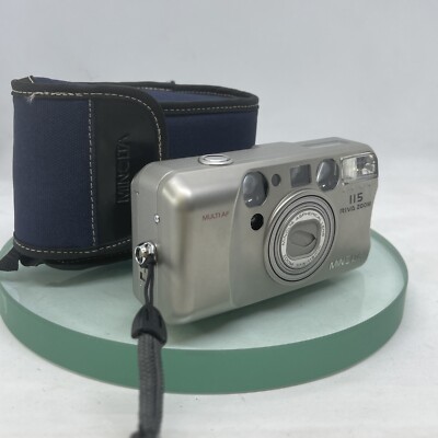 MINOLTA RIVA ZOOM 115 35MM FILM CAMERA 37.5-115mm LENS Lomo #427