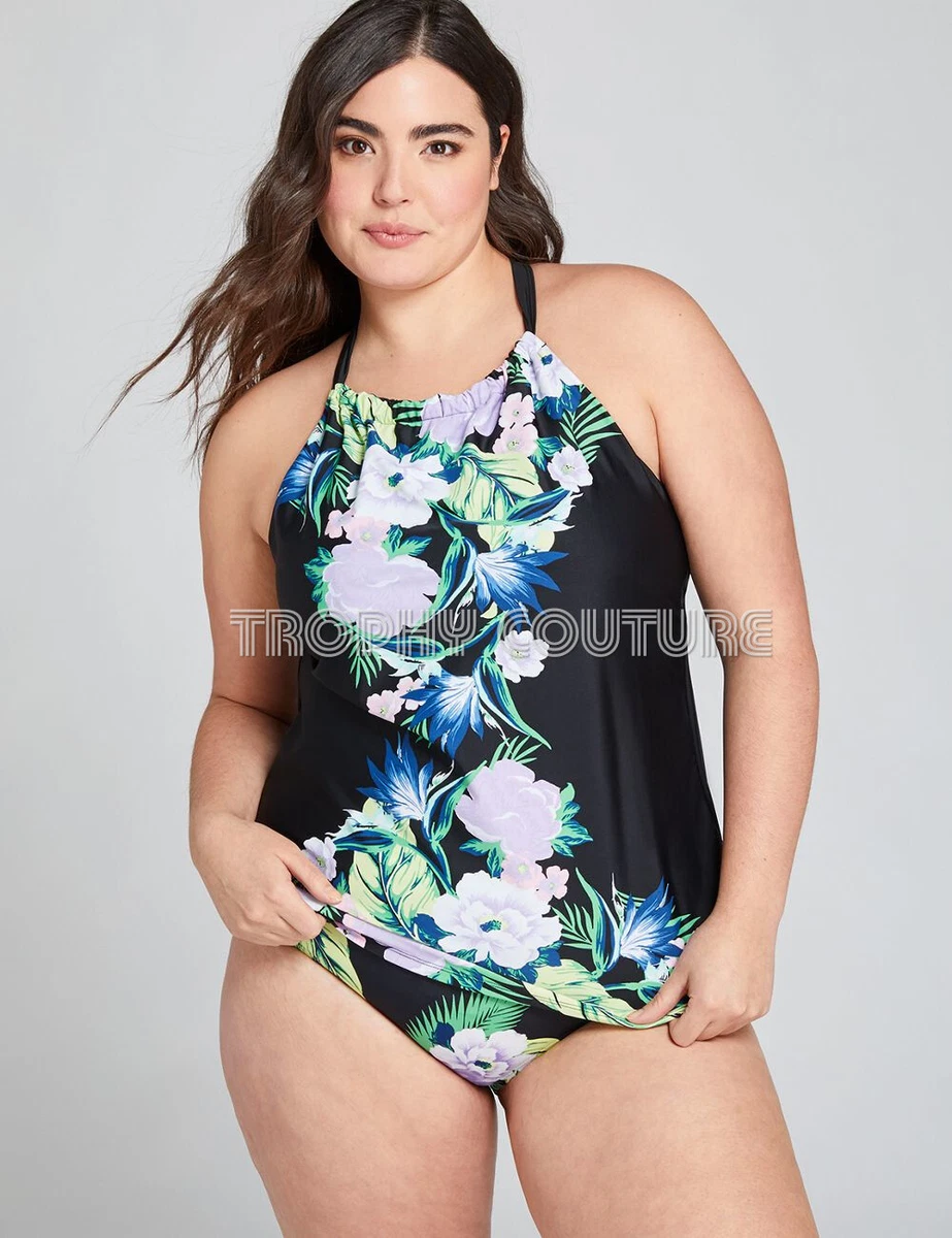 Lane Bryant Cacique Swim top  Lane bryant, Swim top, Cacique