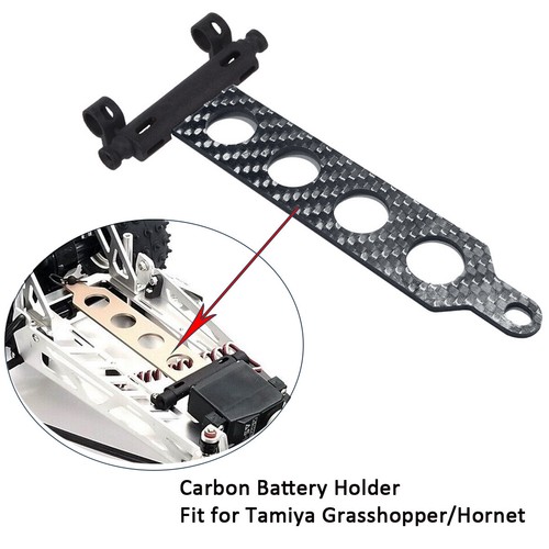 Set Porta Assale Posteriore In Alluminio Per Tamiya Grasshopper &amp; Hornet &ndash; Ricambio Upgrade Nero