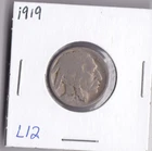 1919 Buffalo Nickel Acid Dated L12