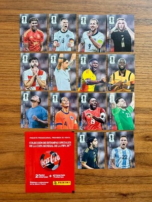 10 X COCA-COLA Panini FIFA World Cup 2026 Complete Set 14 Stickers
