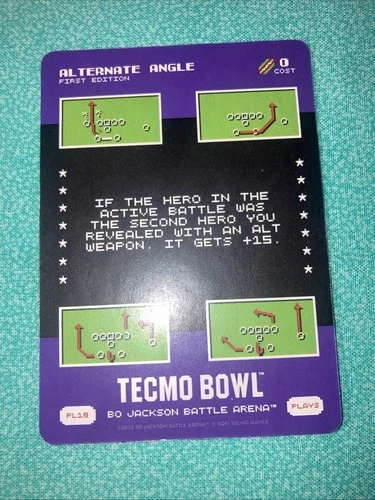 bo jackson battle arena tecmo bowl Alternative Angle PL19