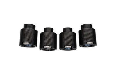Corsa Performance Carbon Fiber Exhaust Tip Kit for Chevrolet Corvette C8