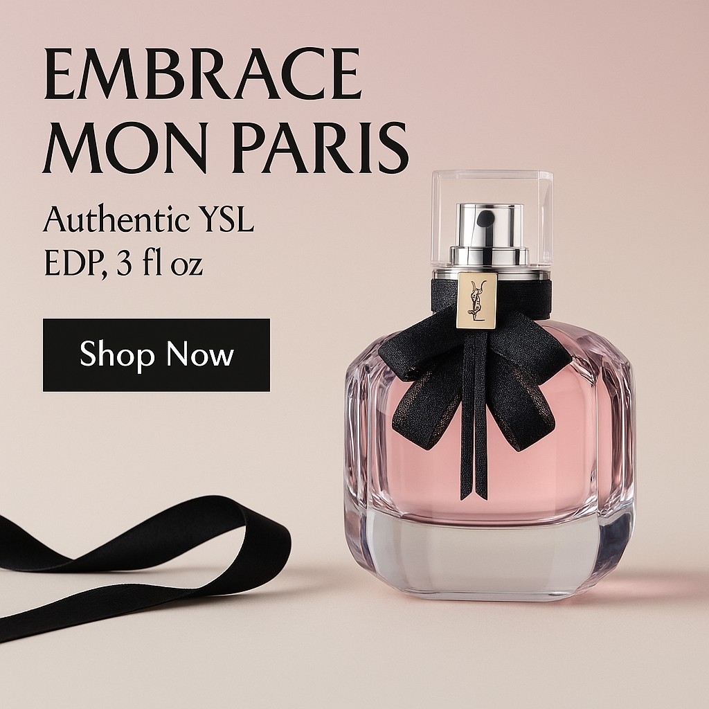 Laurent Mon Paris EDP Women's Perfume 3 fl oz / 90 mL New