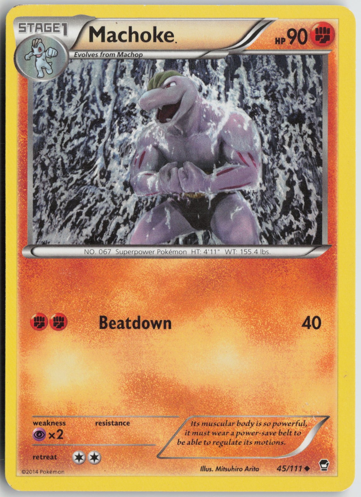 Machoke Uncommon Normal XY - Furious Fists 45/111 LP