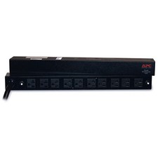 APC AP9560 120V Basic Rack Power Distribution Unit with 10 Outlets 1 RU, 30A