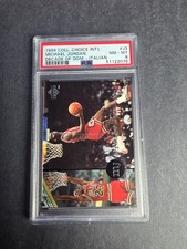 1994 UD Coll Choice Int'l MICHAEL JORDAN Decade of Dom-Italian #J3 PSA 8 LOW POP