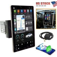 Android 15 CarPlay Car Stereo Radio Rotatable 10.1'' Touch Screen GPS Navi 2 Din
