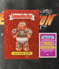 2025 Topps Garbage Pail Kids GPK GIANT 5x7 Series 1 Art Prints Tatoo Lou 003/005