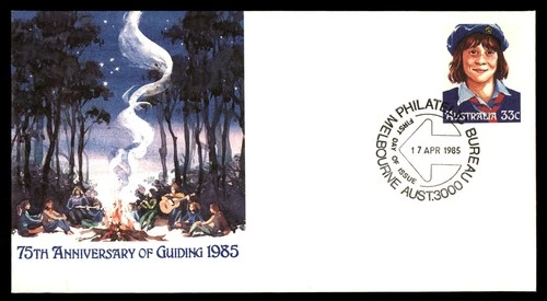 Mayfairstamps Australia FDC 1985 Girl Guide Campire First Day Cover aaw_64135