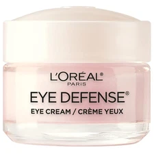 L’Oreal Paris Eye Defense Cream 0.5oz, With Caffeine & Hyaluronic Acid for Dark