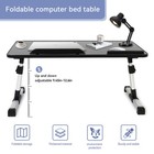 Adjustable Foldable Laptop Table Stand Lap Sofa Bed Tray Computer Notebook Desk