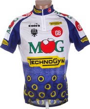 CAMISA CICLISMO VELO JERSEY MOG TECHNOGYM DIADORA TALLA L ADULTO