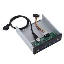 USB 3.0 Front Panel Hub, Optical Drive 5.25 Inch Panel Computer Expansion Boa...