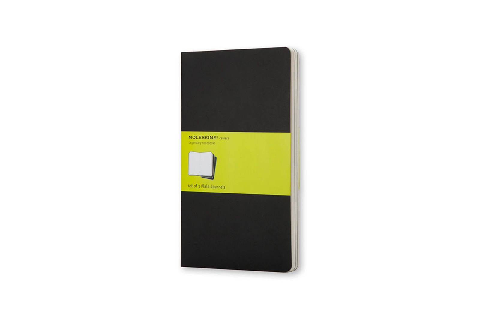 Cahier Pocket Neutro 3pz Nero