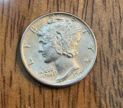 1943-P Mercury Silver Dime Lustrous Superb Gem BU++ - Lot 2 of 2