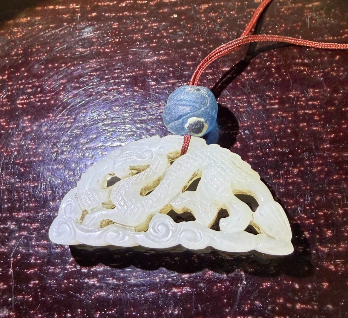 古董玉龙吊坠| eBay