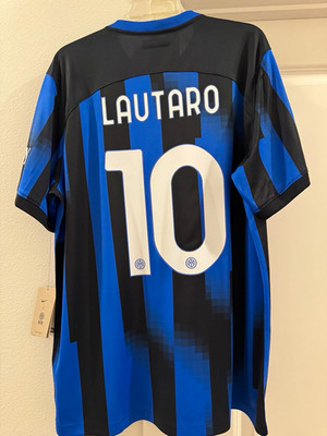 Nike Inter Milan Lautaro Martinez #10 Jersey 2023-2024 Men XL Argentina