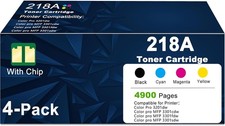 218A Toner Cartridge for HP Color LaserJet Pro 3201dw MFP 3301 Series Printers