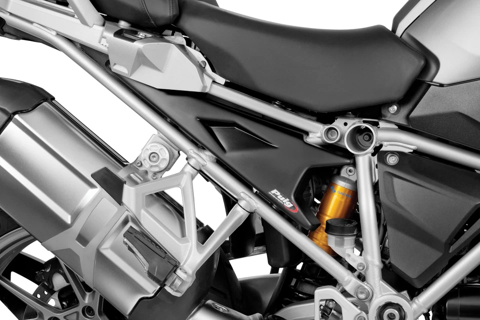 For BMW R1200GS 2013 Puig Matte Black Side Panels Foto 3 de 4